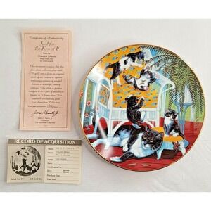 Country Kittens Just For The Fern Of It Porcelain Collector Plate Gre Gerardi